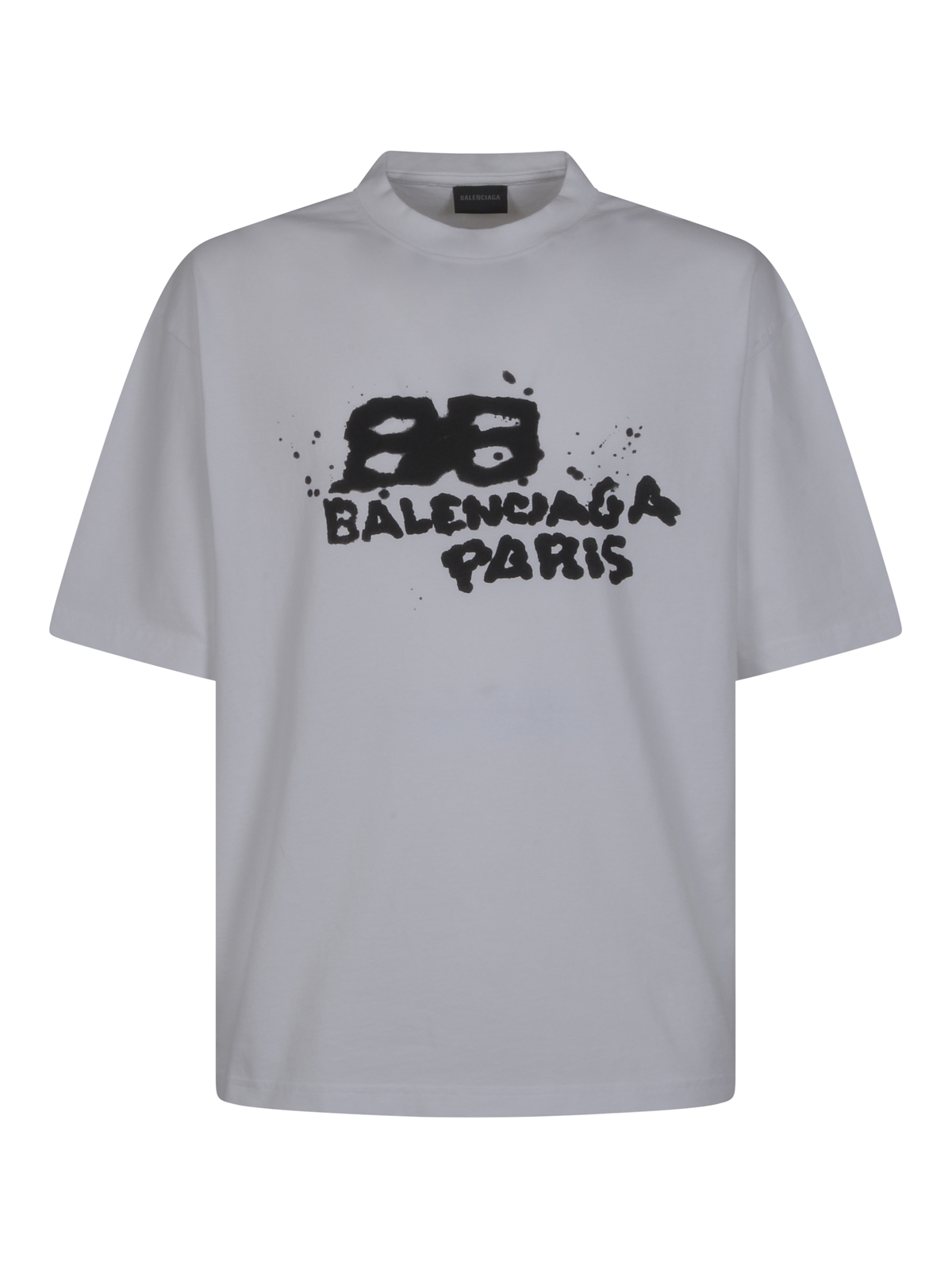 Balenciaga Back Logo Print TShirt White BALEN006  Deal Hub