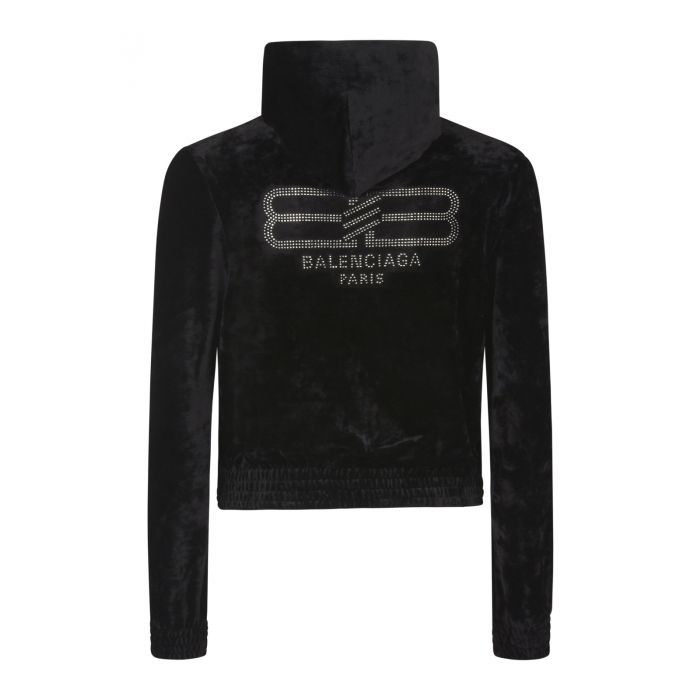 BALENCIAGA - Fitted Zip Up Hoodie