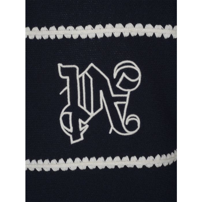 PALM ANGELS - PA monogram wool blend pullover