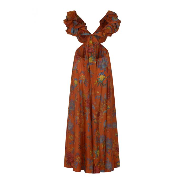 ZIMMERMANN - Ginger floral-print silk midi dress
