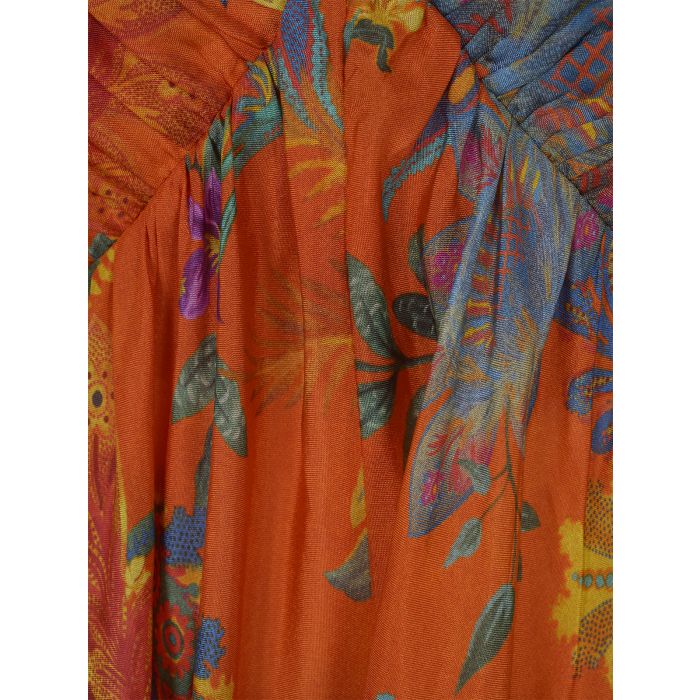 ZIMMERMANN - Ginger floral-print silk midi dress
