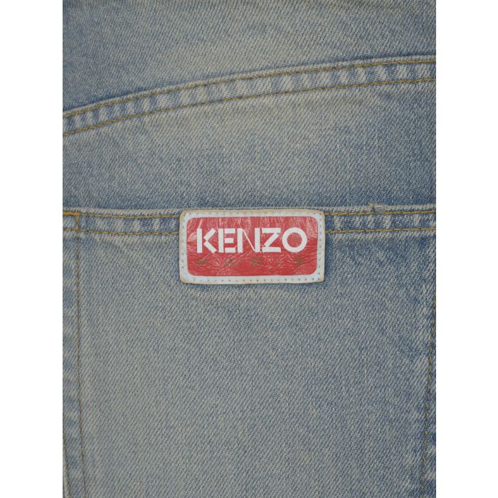 Kenzo - Knee-length denim shorts.