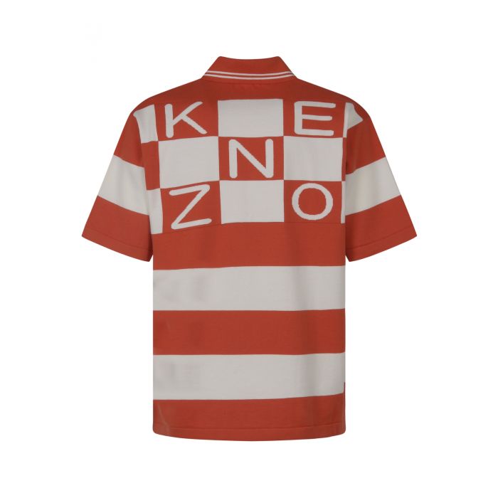 Kenzo - Logo-print striped polo shirt
