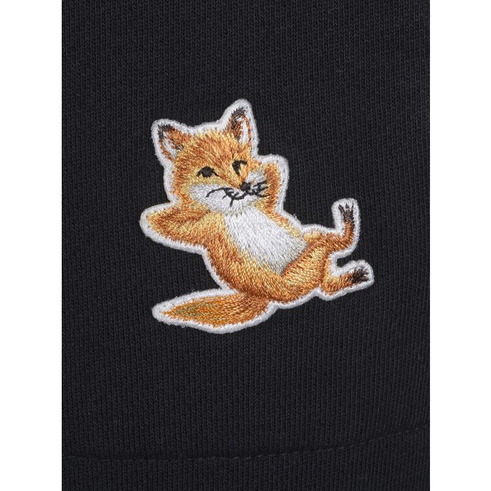 MAISON KITSUNE - Chillax fox patch unisex cotton jog pants