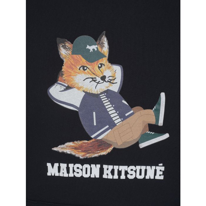 MAISON KITSUNE - Dressed Fox relaxed hoodie