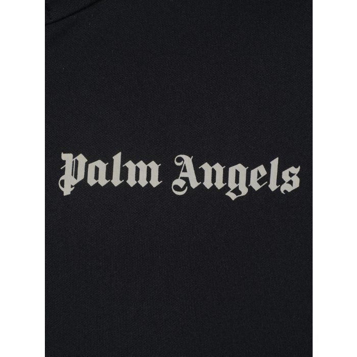 PALM ANGELS - Logo-print zip-front hoodie