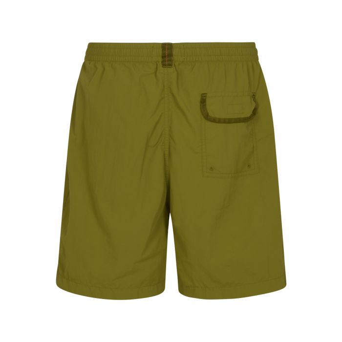 PARAJUMPERS - Banador tipo shorts con etiqueta de logo desmontable