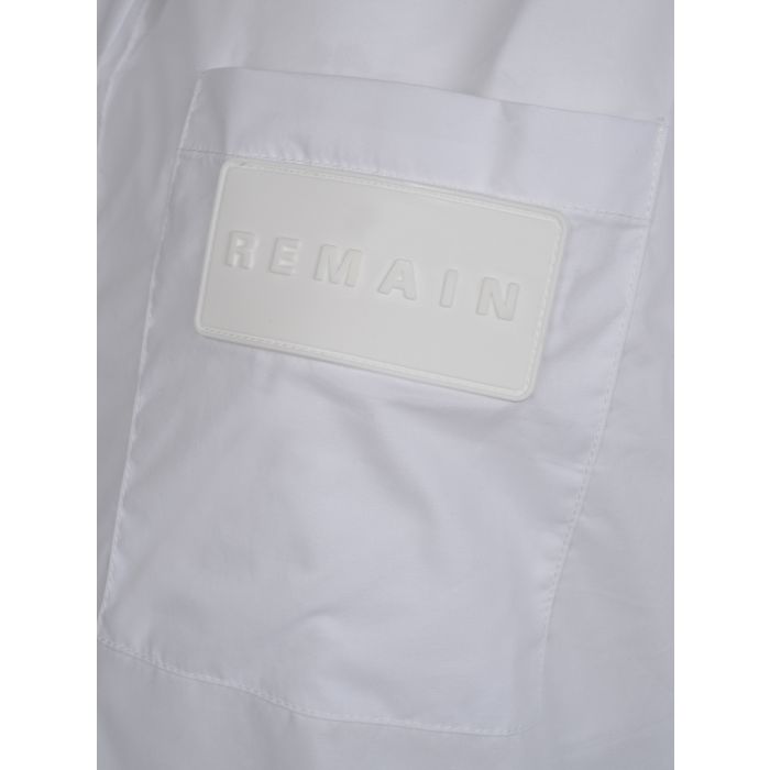 REMAIN - Cropped organic cotton shirt