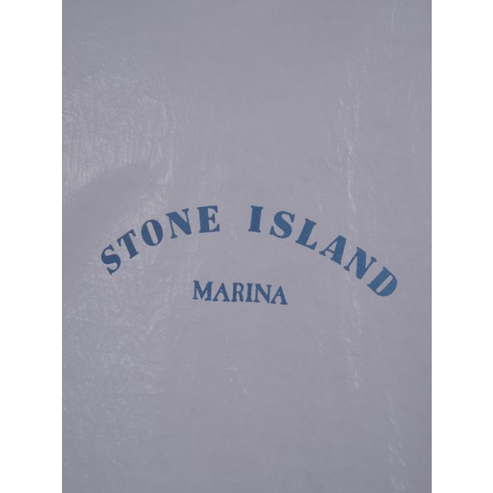 STONE ISLAND - Chaqueta Marina con capucha y logo