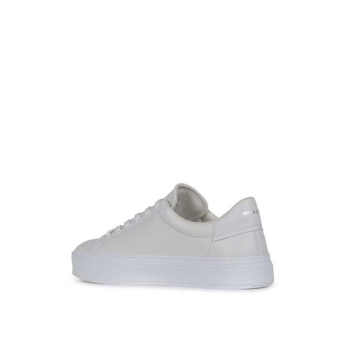GIVENCHY - Logo-Embossed Leather Sneakers