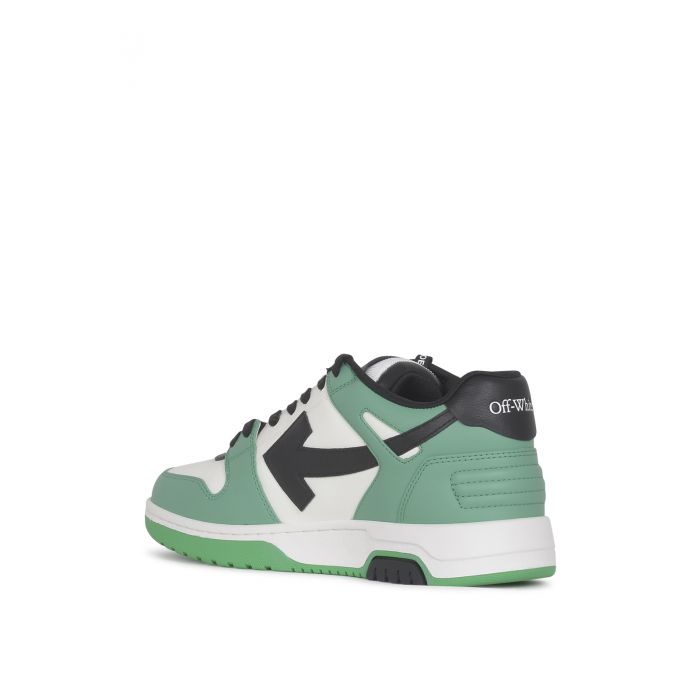 OFF-WHITE - OUT OF OFFICE CALF LEATHER GREEN BLACK