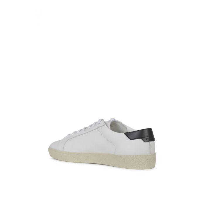 SAINT LAURENT - Court classic SL/06 sneakers in leather with embroidery