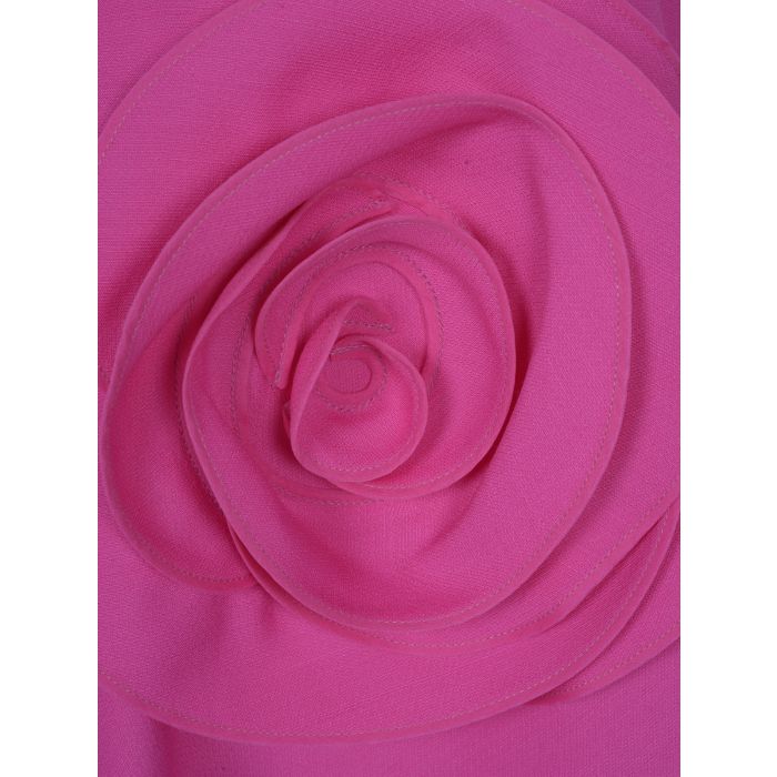 Valentino - Fuchsia dress with roses details