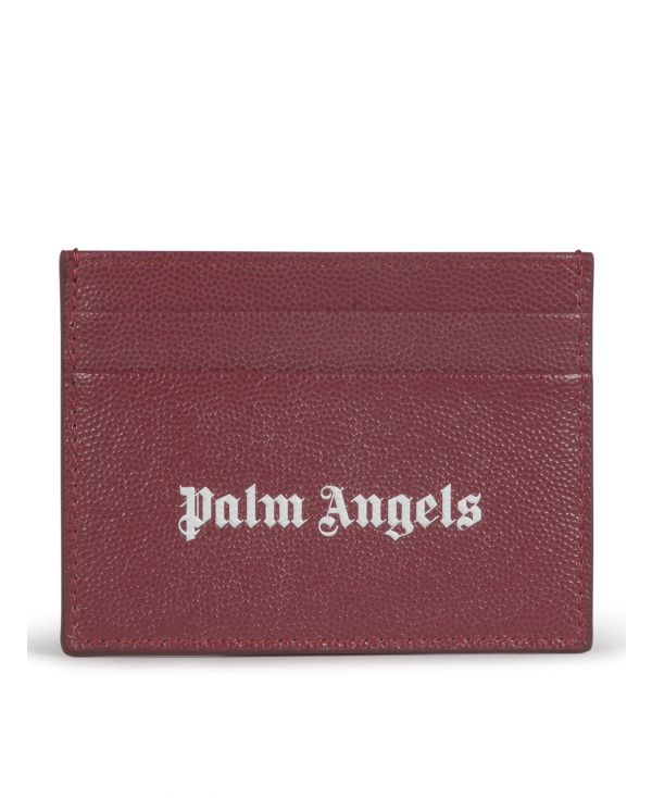 Card holder printed with logo in gothic lettering
