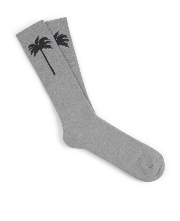 Set-of-three Palm Tree-motif socks