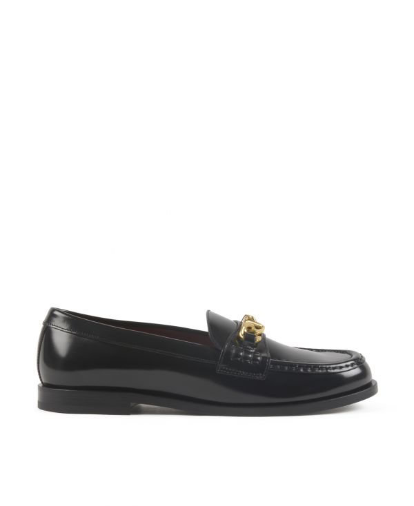 Vlogo Chain loafer in calfskin leather