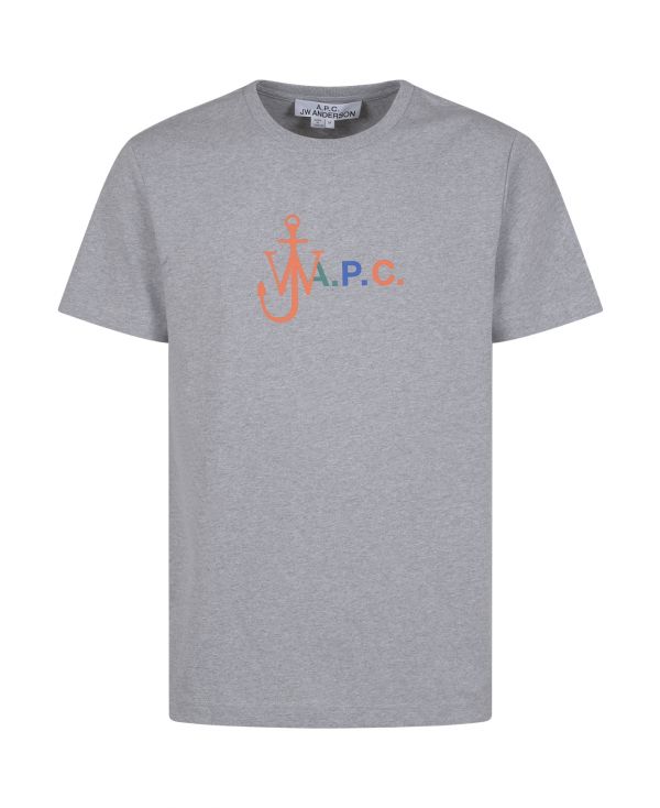 T-shirt with A.P.C. printed logo x JW Anderson