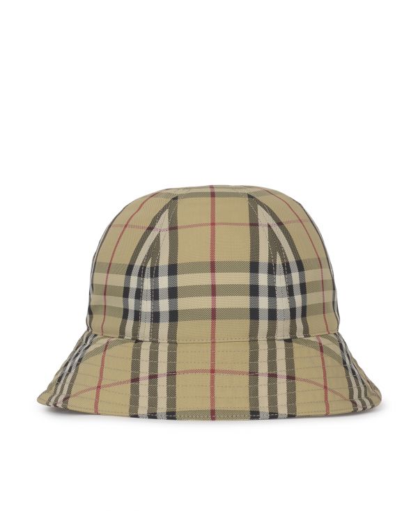 Sombrero de pesca Vintage Check en nylon