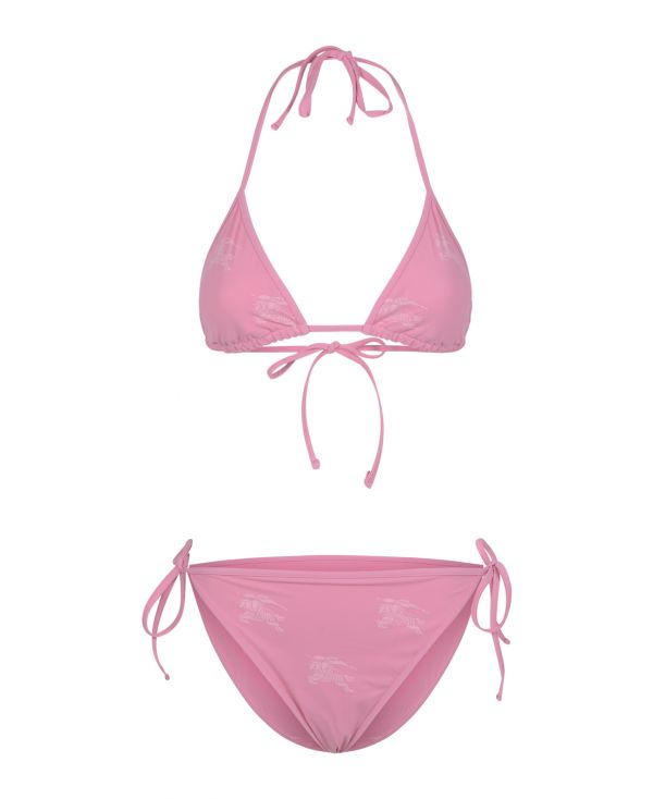 logo triangle bikini set