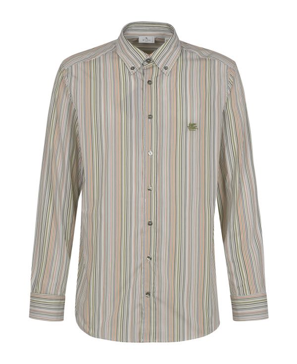 Camisa Andy b/d de algodón con estampado paisley