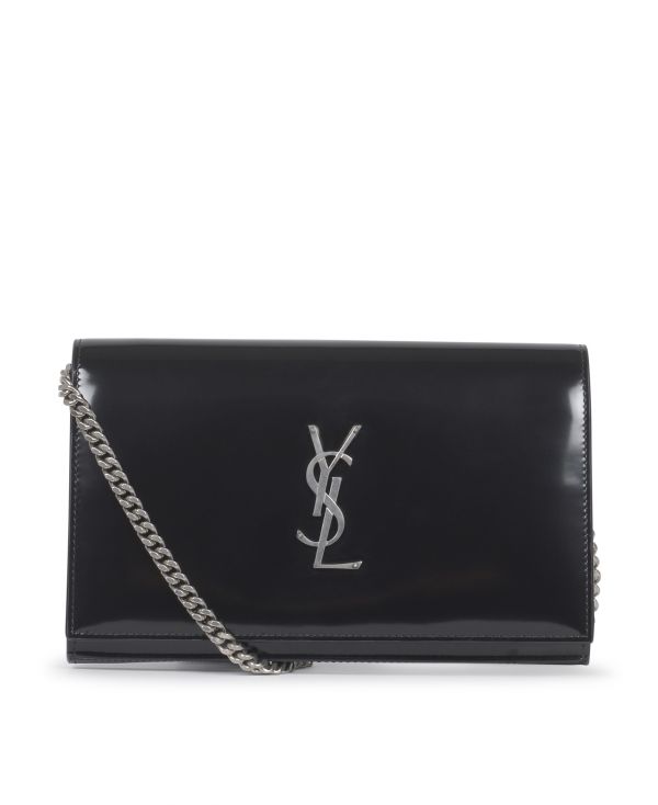CASSANDRE BRUSHED LEATHER WALLET WITH CHAIN