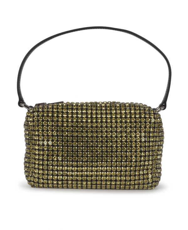 Heiress pouch in crystal mesh