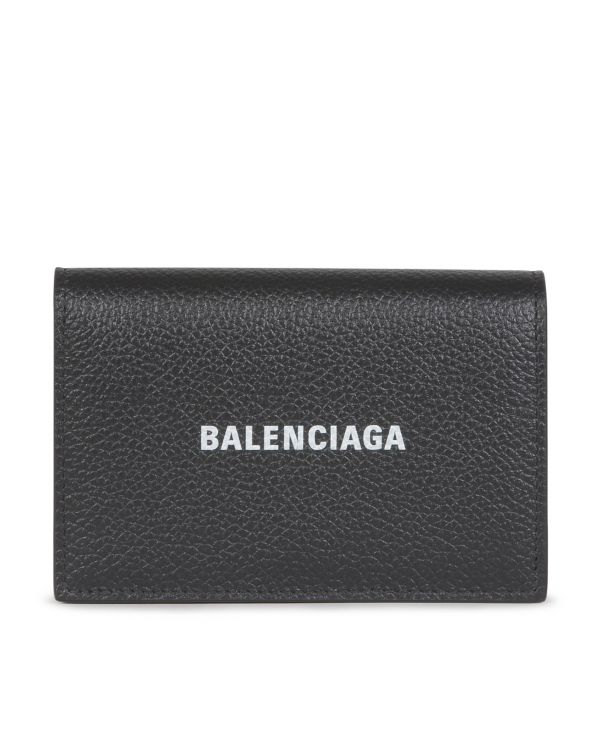 Balenciaga logo-print card holder