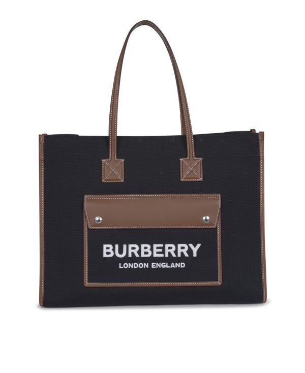 Burberry logo-print tote bag