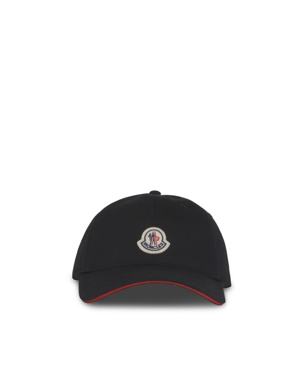 Moncler black baseball cap