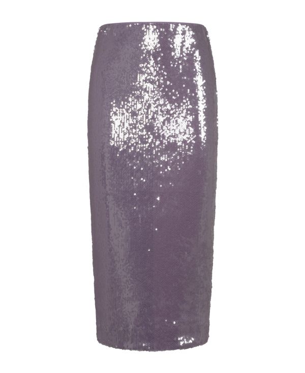 Falda tubo con detalles de lentejuelas