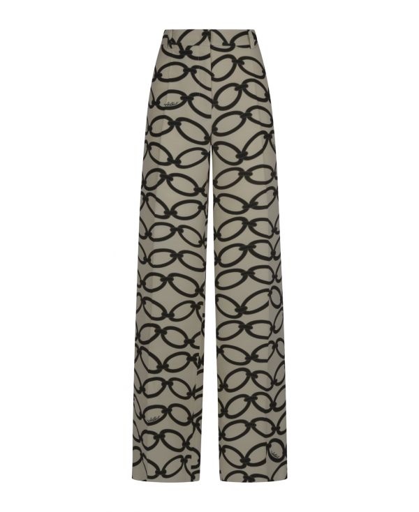 Crepe couture trousers