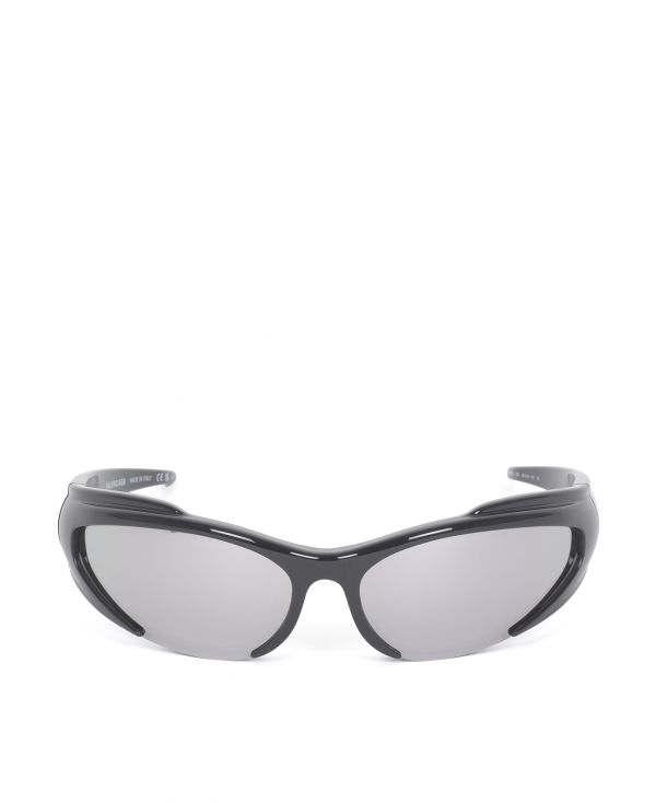 SKIWEAR- Reverse xpander rectangle sunglasses in black
