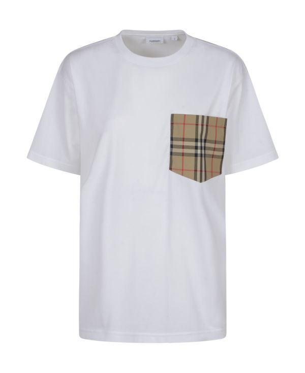 T-shirt with check pocket