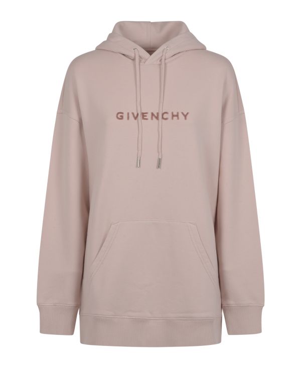 Givenchy Women's Blush Pink 4g Oversized Hoodie