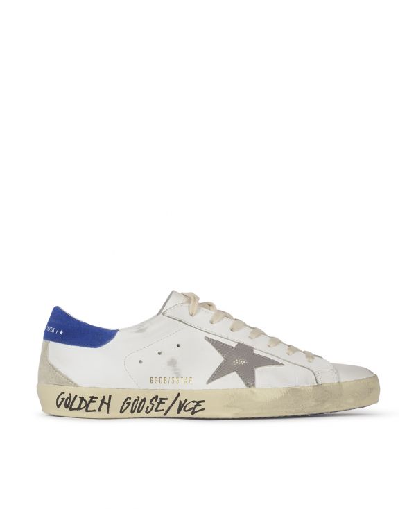 SUPER-STAR  LEATHER UPPER TEJUS PRINTED LEATHER STAR SUEDE HEEL AND SPUR