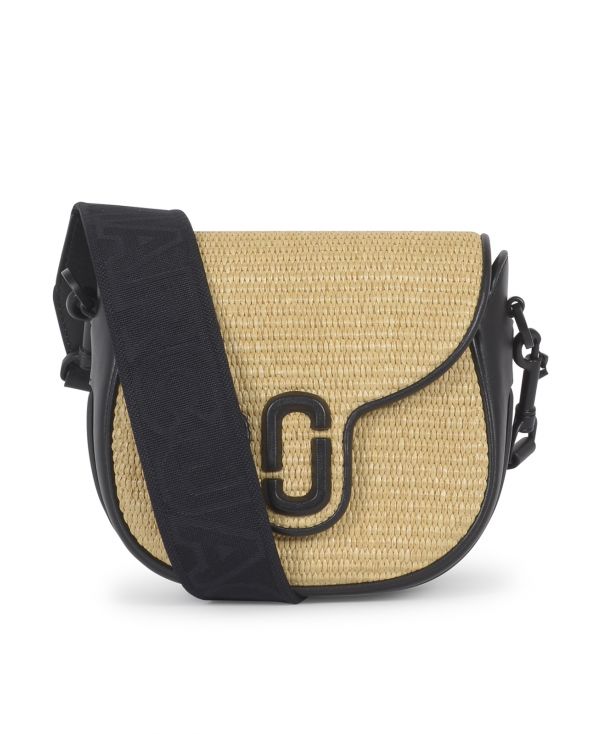 THE SMALL SADDLE BAG WOVEN COVERED J MARC