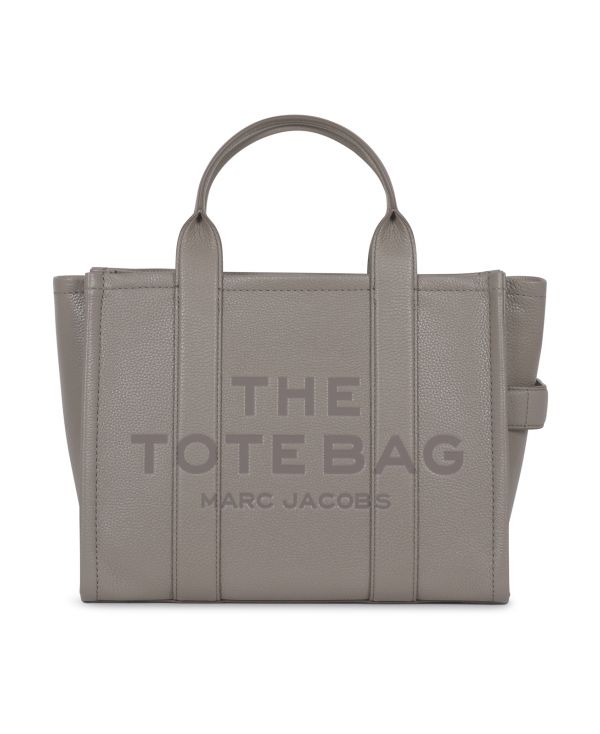 The Medium tote bag in cement leather.