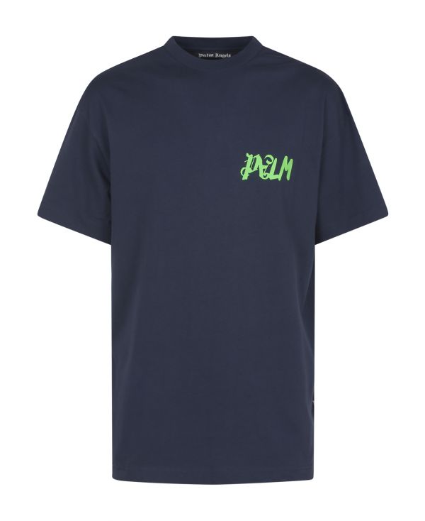 I AM LOST TEE NAVY BLUE  GREEN FLUO