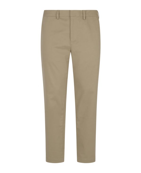 Mid-rise chino trousers