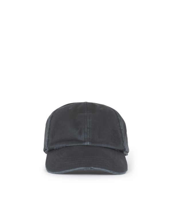 WASHED DENIM 6P CAP WITH YSL E