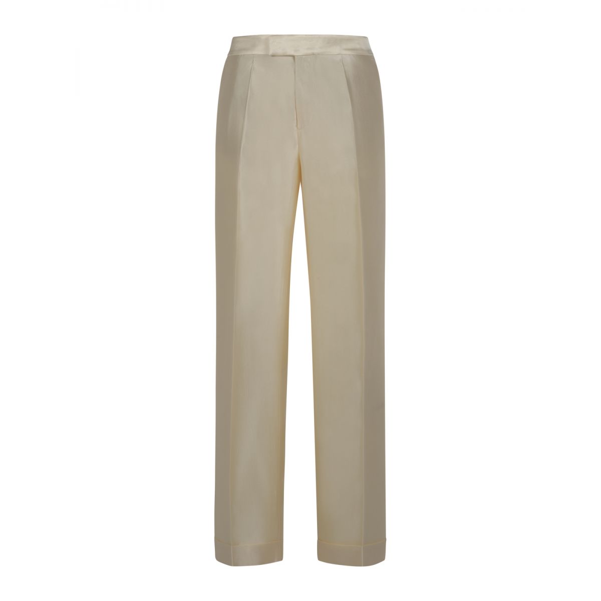 MAISON MARGIELA - Straight-leg silk trousers