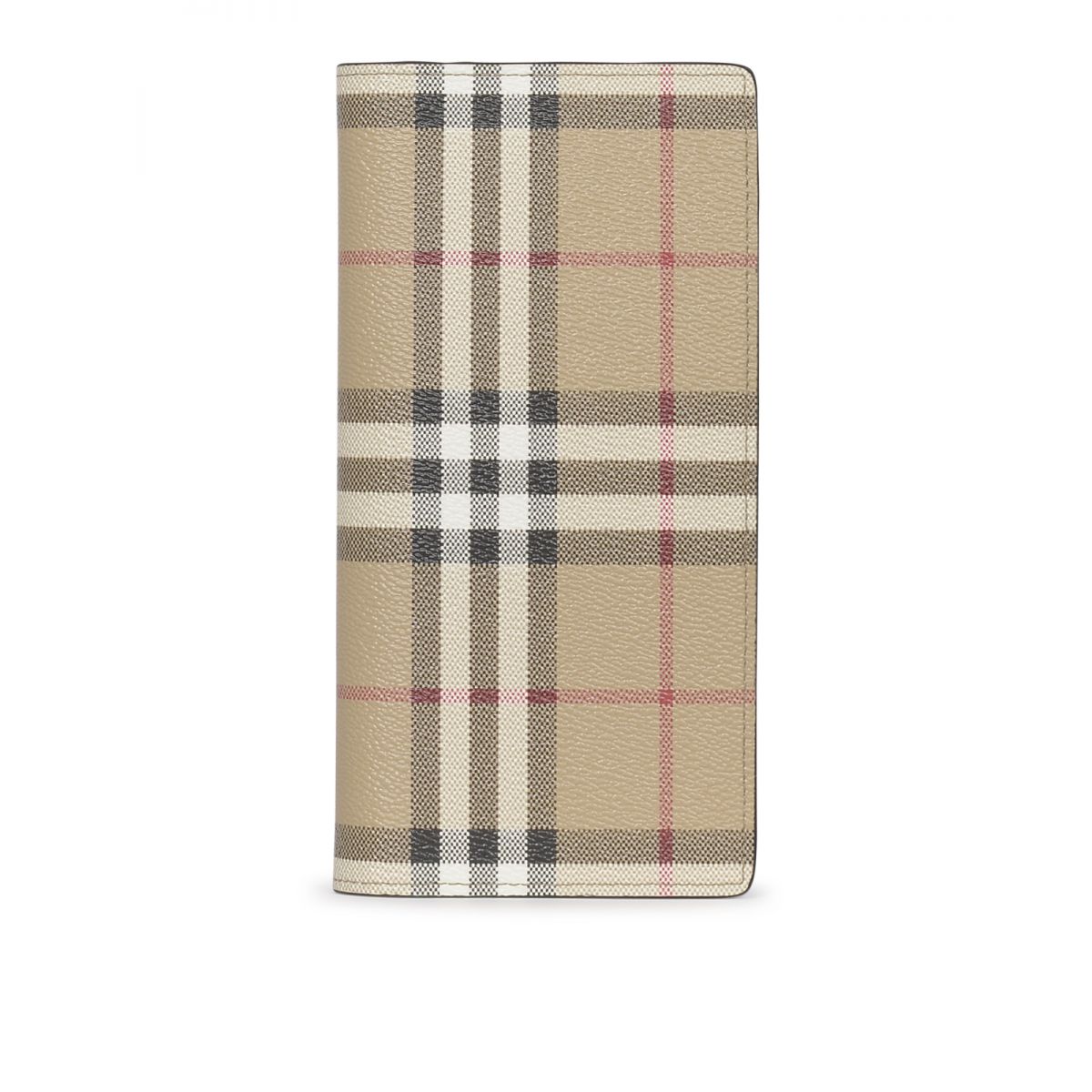 BURBERRY - Check-pattern long wallet