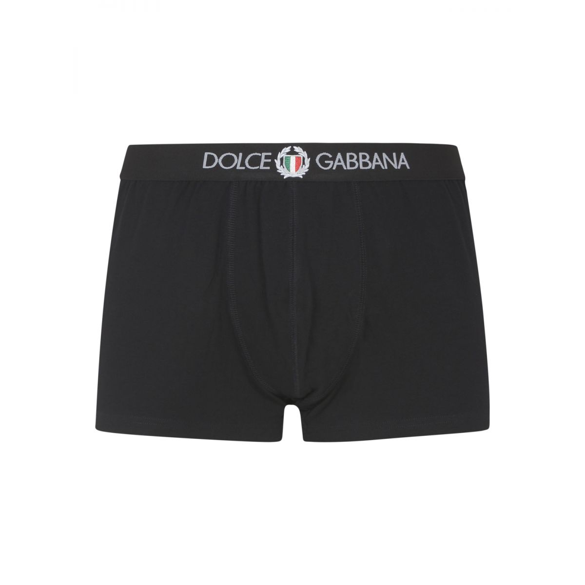 DOLCE & GABBANA - Boxers regular fit de punto elástico bidireccional con logo
