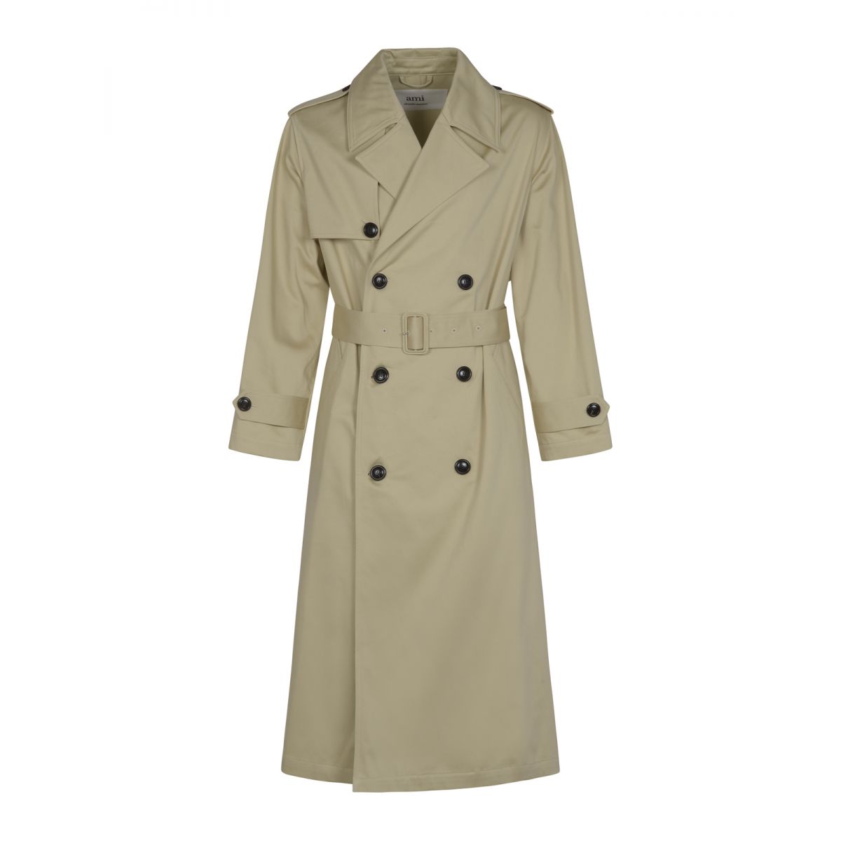 AMI - Belted double-breasted trench coat