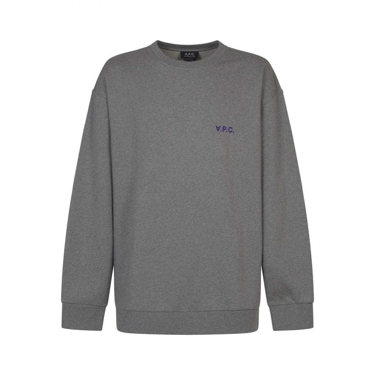 A.P.C - Log-print cotton sweatshirt