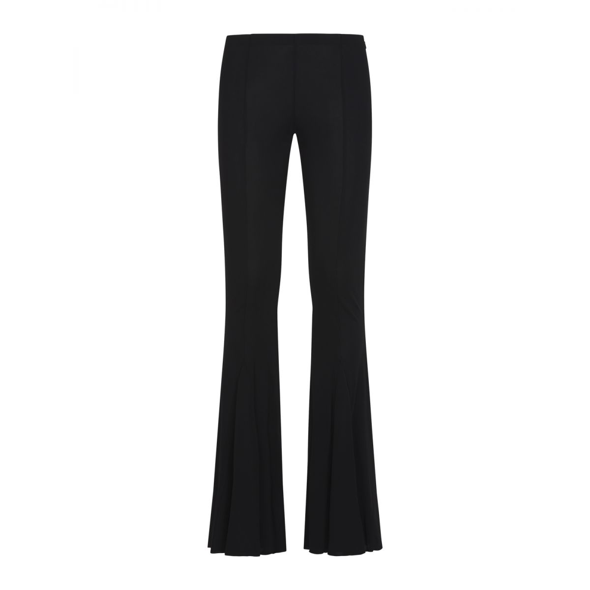 BLUMARINE - Mid-rise flared trousers