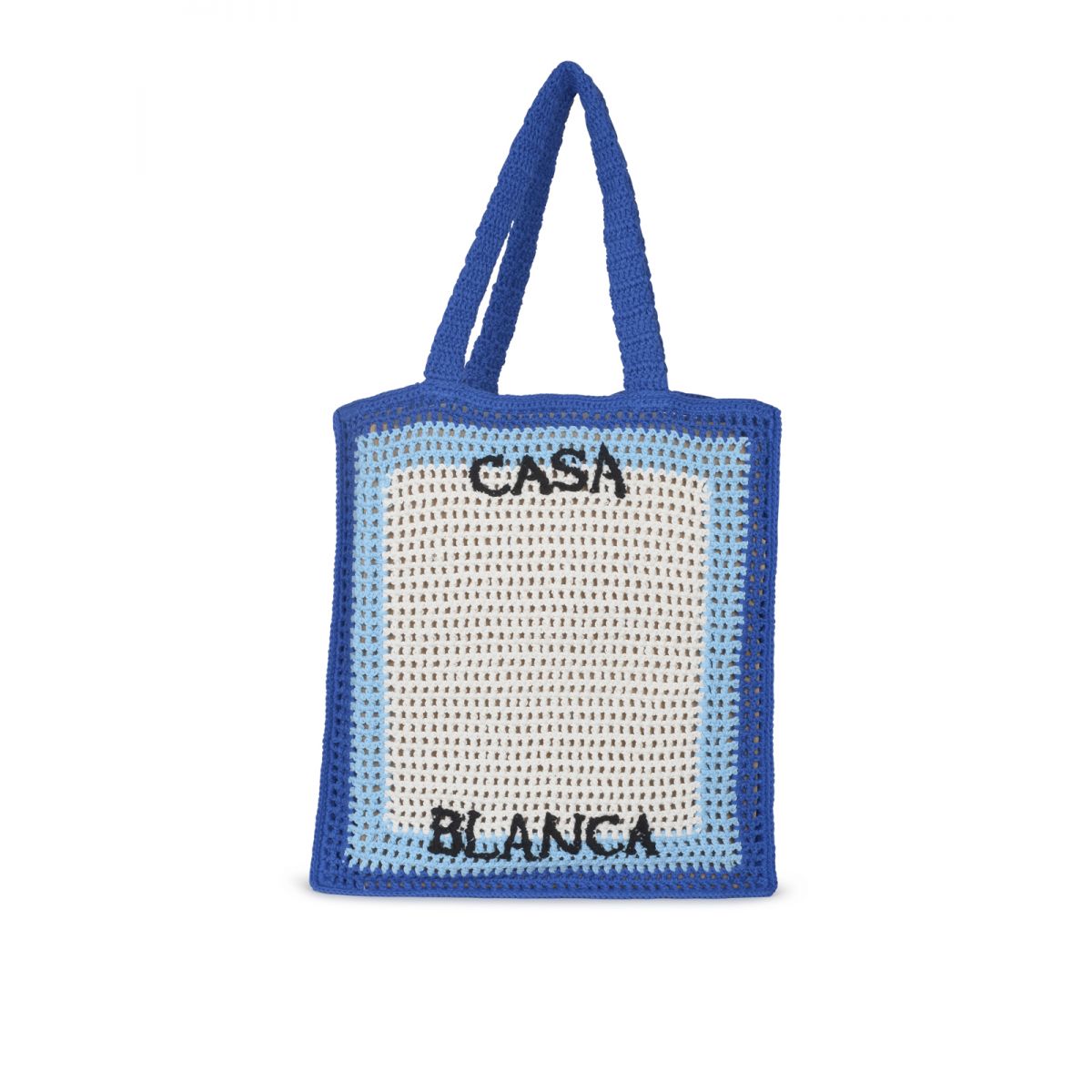 CASABLANCA - Atlantis crochet-knit tote bag