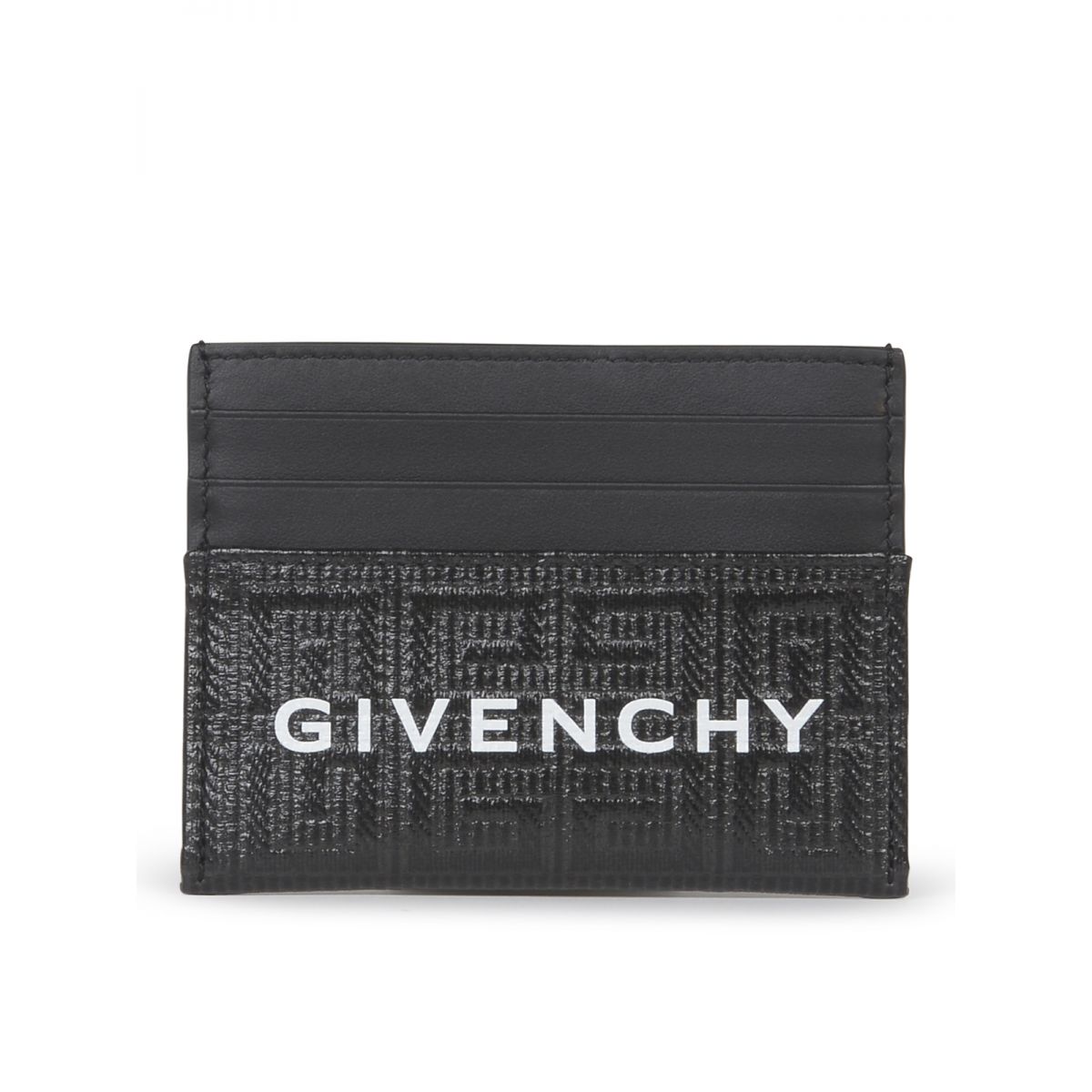 GIVENCHY - Card holder in 4G coated canvas and leather