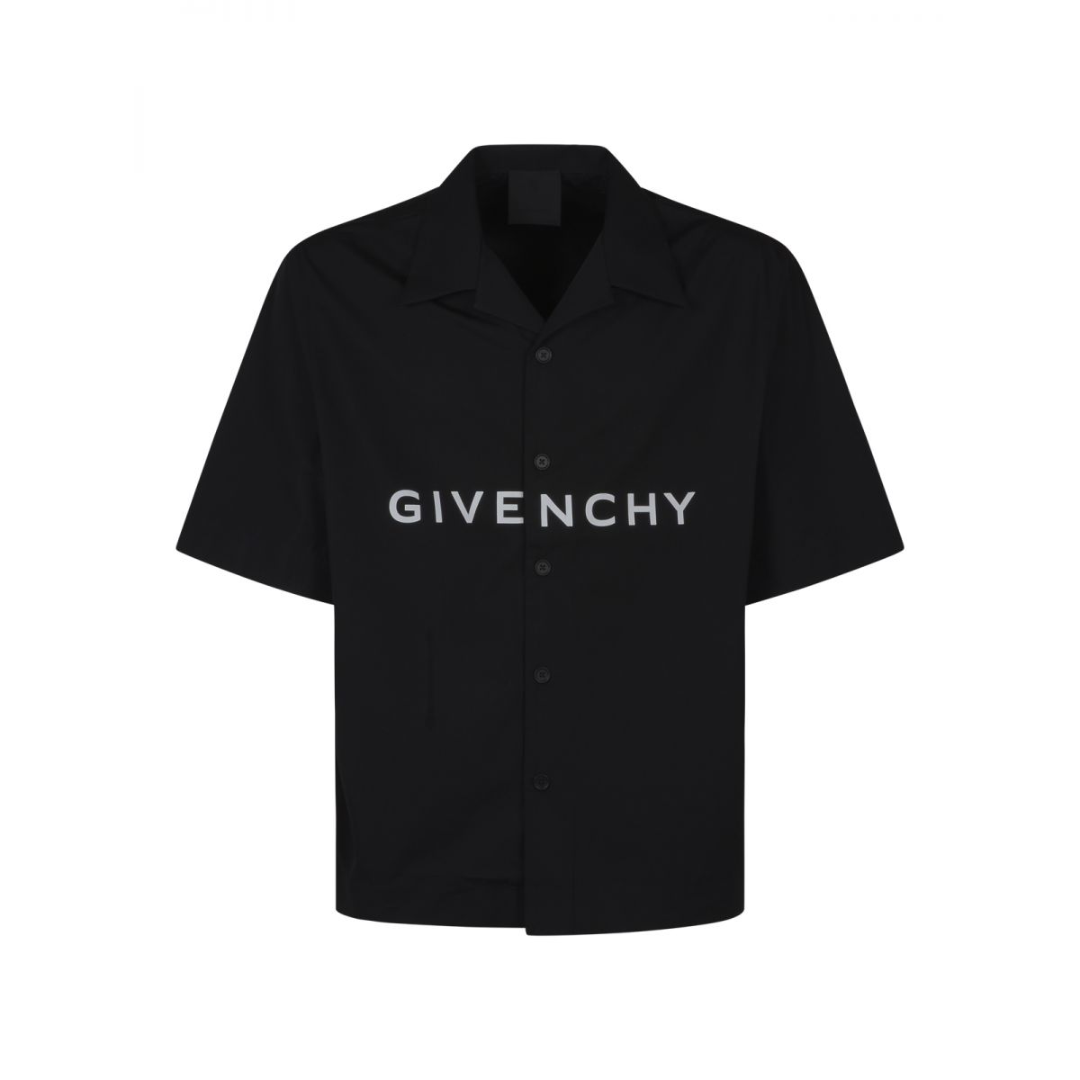 GIVENCHY - Short-sleeved shirt in cotton poplin