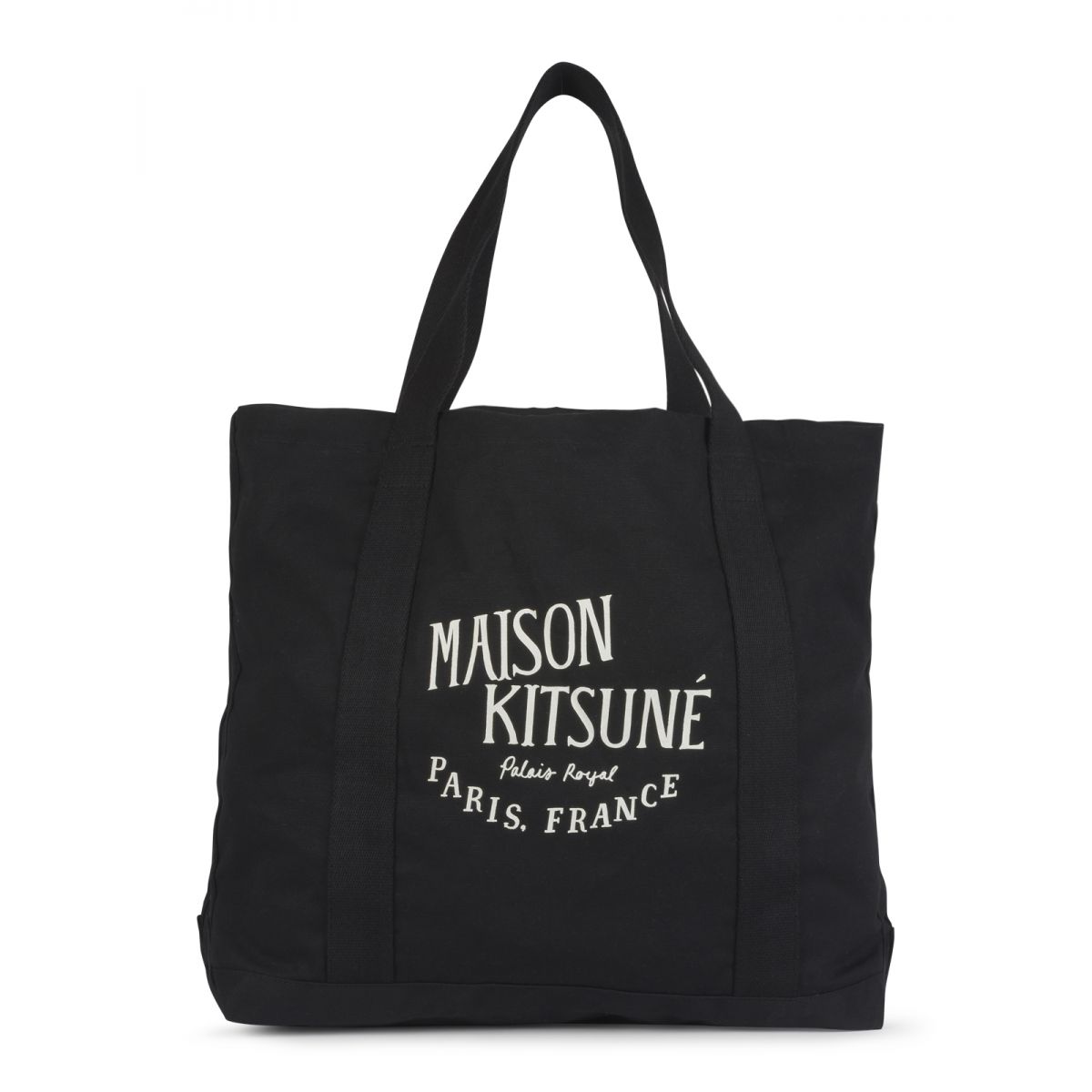 MAISON KITSUNE - Cotton canvas tote bag unisex